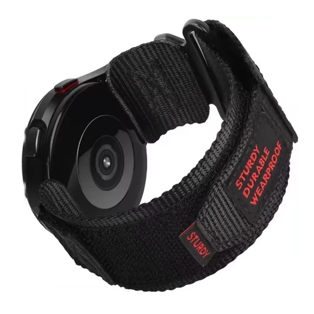 AT42 22mm Nylon Strap for Galaxy Watch 7 6 5 4 40/44mm 6 Classic 43 47mm Band for Watch GT5 4Pro Band 22mm