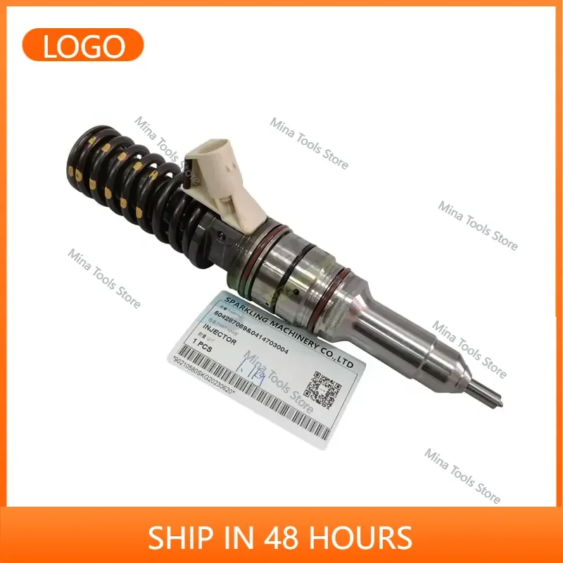 0414703004 Excavator Engine Parts 504287069 Fuel Injector 0414703004