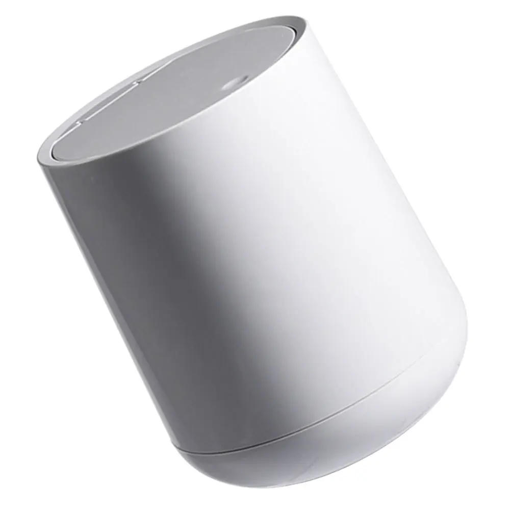 

Mini Trash Can Gray Plastic Desktop Waste Bin For Makeup Table Office Home Press Type Garbage Container Sorting Recycling Basket