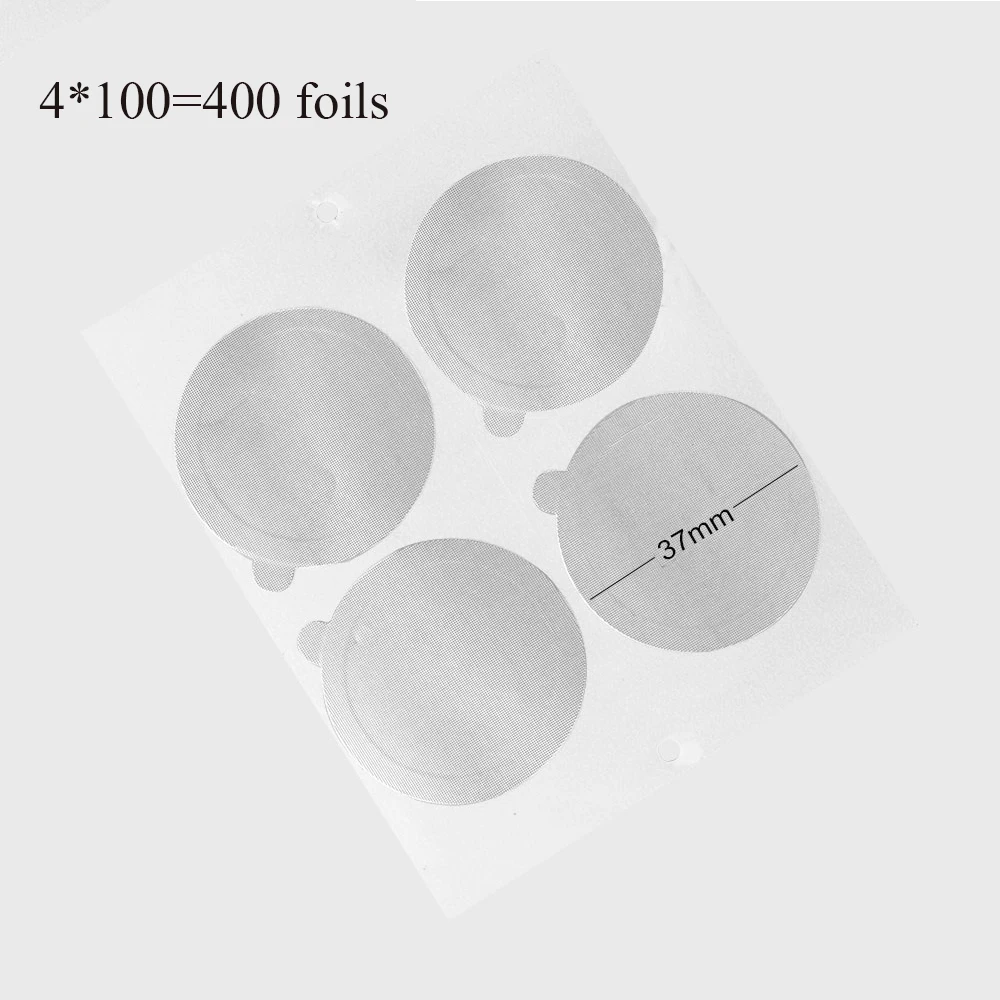 40/200/400 pcs Foils for Nespresso Coffee Capsule  Refillable Nespress Coffee Capsulas Reusable Italian Coffee Filter Pod Cover