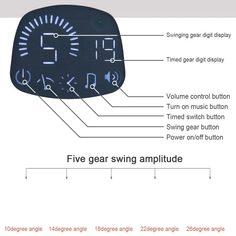 مهد هزاز أوتوماتيكي للأطفال كهربائي لتهدئة الطفل أثناء النوم، ويمكن الجلوس أو الاستلقاء. كرسي مهدئ لحديثي الولادة، سرير أطفال. #2