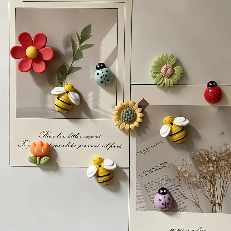 10pcs Adorable Refrigerator Magnets - Durable & Strong Hold for Kitchen, Office & More - Versatile Home Decor Mothers Day Gift