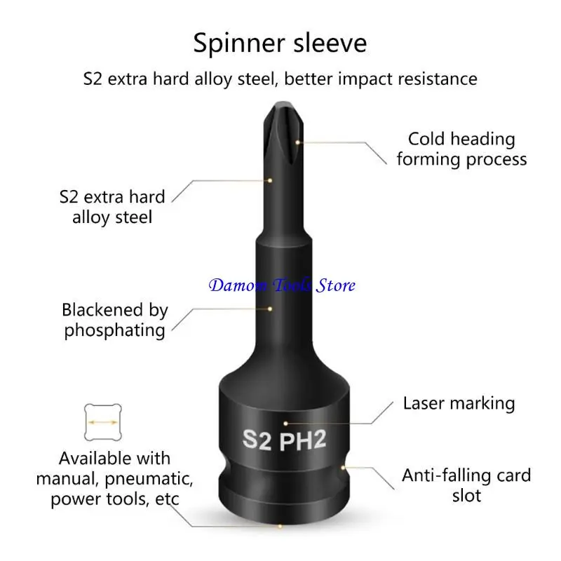 

57BE Wrench Adapter Impact Socket Converters Hand Tool Socket Head Multifunctional