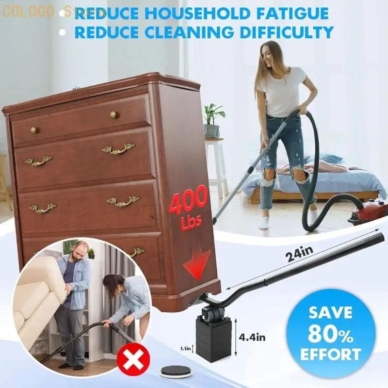 Furniture Moving Roller With Risers And Sliders Furniture Lifter Smooth Shifting D0LD