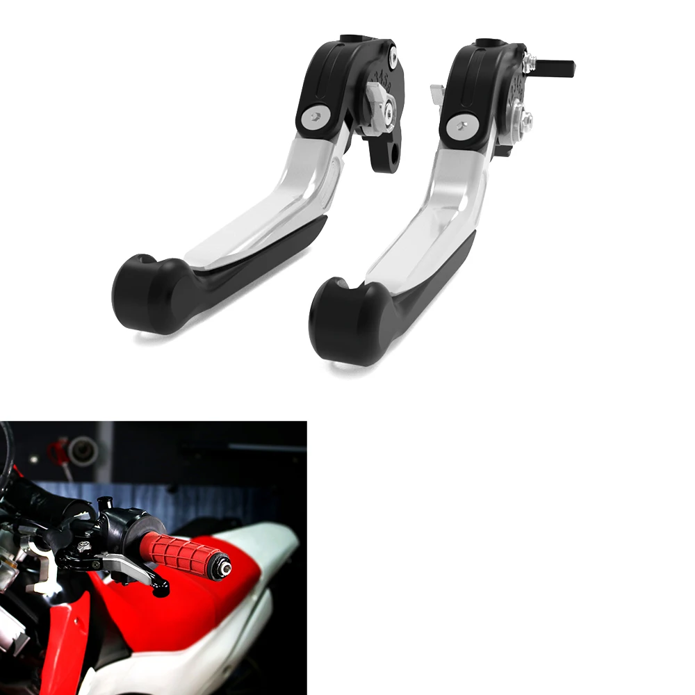 

Motorcycle Fit For MV Agusta Brutale 1078RR 1090/R/RR/RC 800/RR 910 989 990 750 920 Adjustable Folding Clutch Levers Brakes