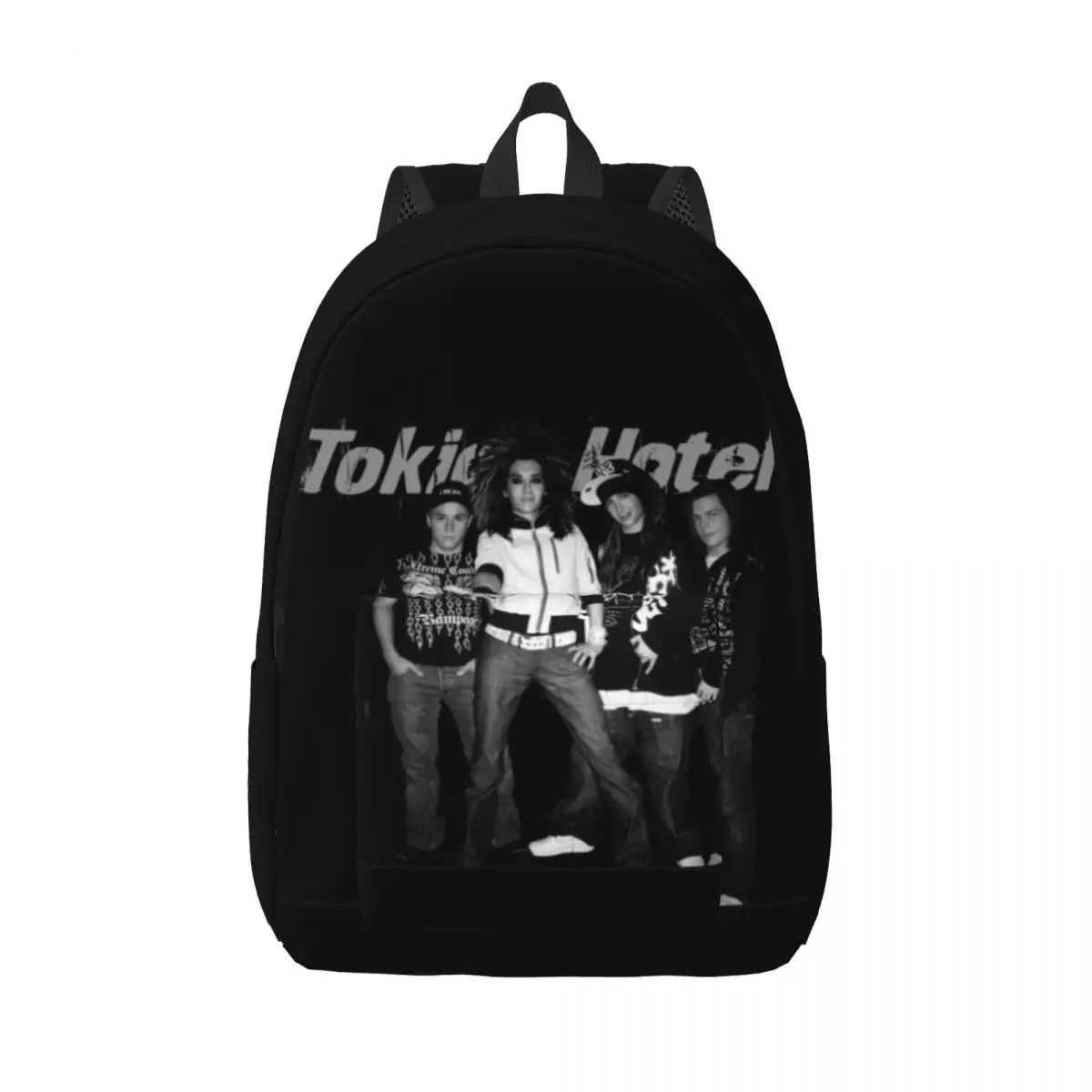 Tokio Hotel Backpack Singer Music Cool Workout Backpacks Men Pretty School Bags Design Large Rucksack