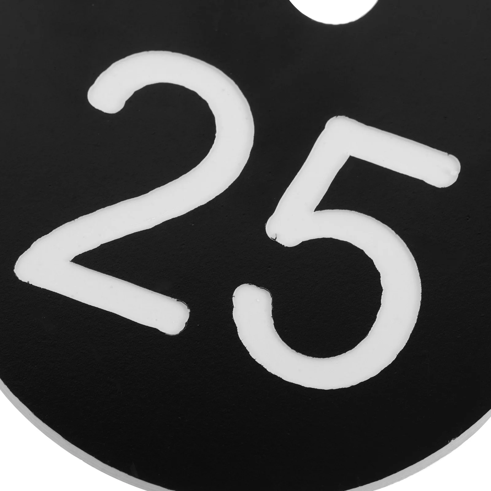 50 قطعة مفتاح التخزين 1-50 بطاقات الأرقام البلاستيكية مع ثقوب قابلة لإعادة الاستخدام تسميات معرف مقاوم للماء لصالة الأمتعة منظمة مجلد العلامات