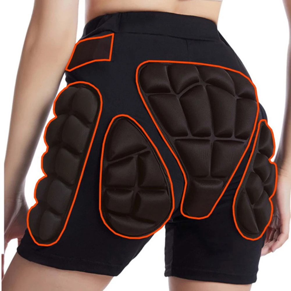 Pantaloni 3D Crash Traspiranti Pattinaggio invernale Protettivo Hip Pad Snowboard Pantaloncini da impatto Sci Pattinaggio su ghiaccio Attrezzatura da snowboard a rotelle