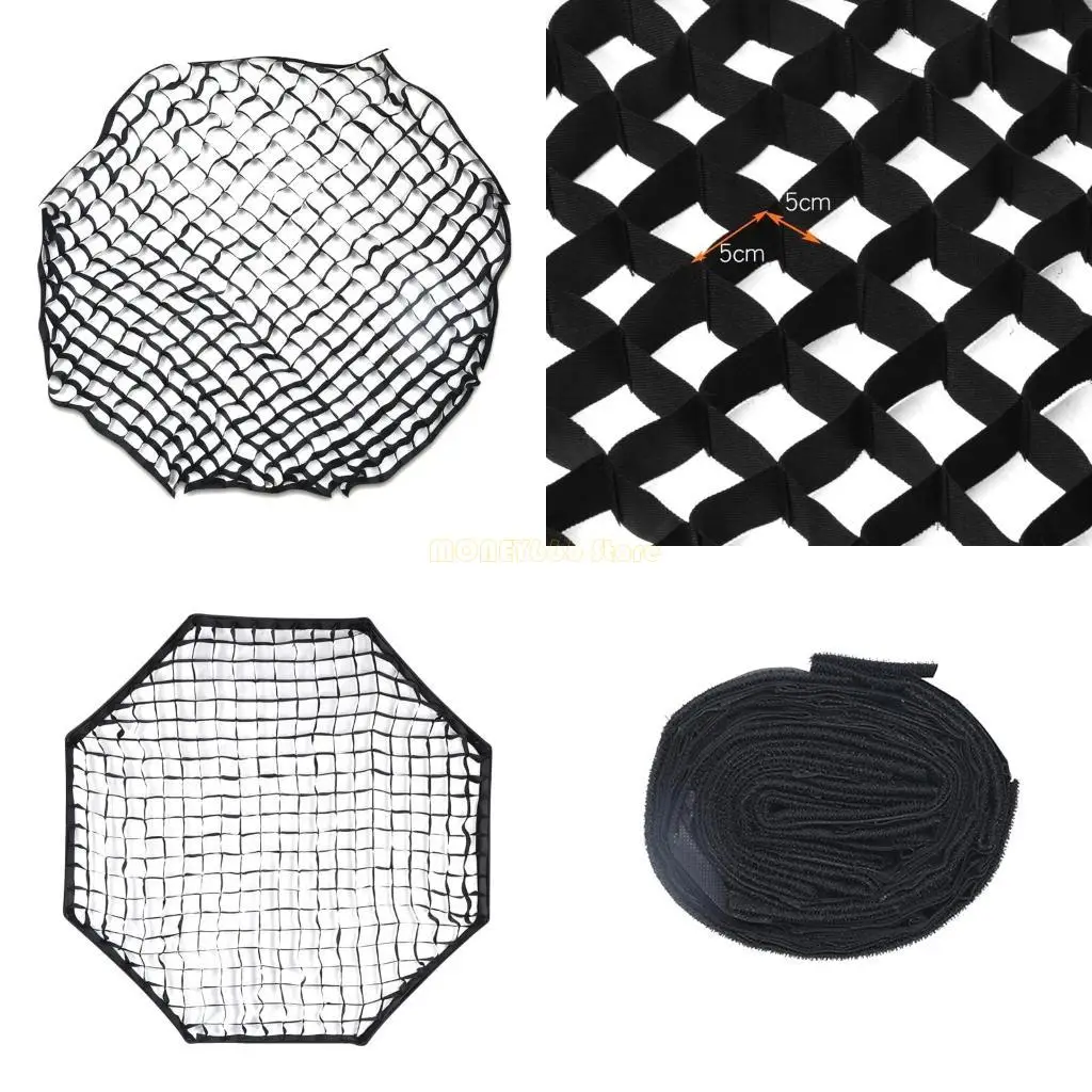 F62C شبكة المثمن المحمولة لتصوير Flash Speedlight Part 55-140 سم قطرها