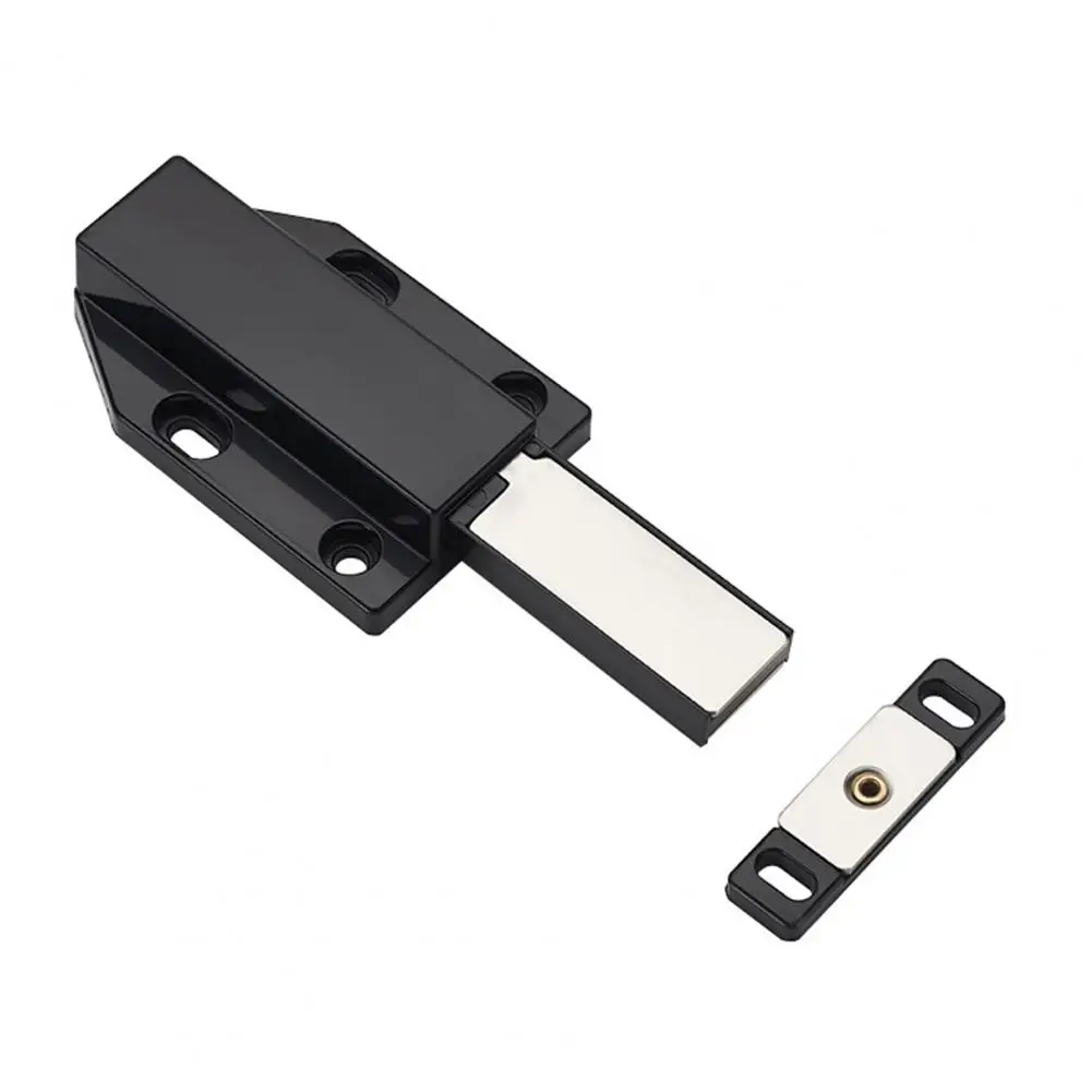Kait Dorong Pintu Kabinet Dorong Hisap Kuat untuk Membuka Kait Pelepas Dorong Magnetik Kepala Tunggal ABS untuk Bufet