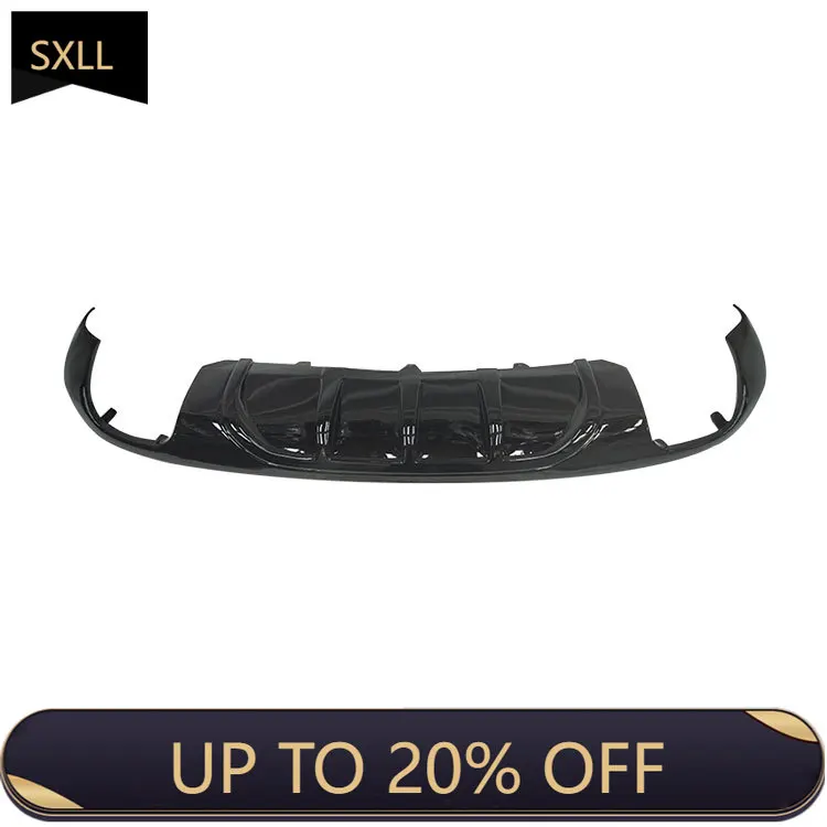 

SXLL 2009-2011 Black rear diffuser gloss black automotive rear bumper lip diffuser