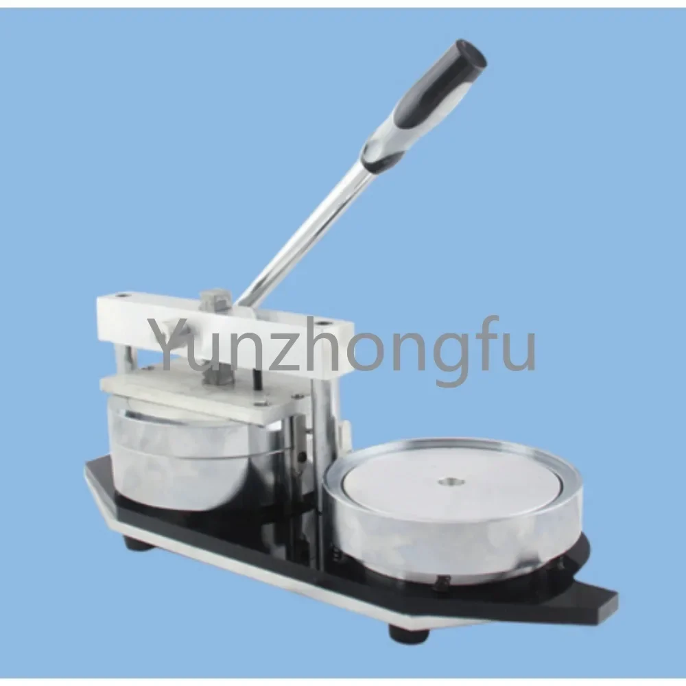 China hot sale 158mm 6-1/5 Inch round manual button maker badge making machine with mould