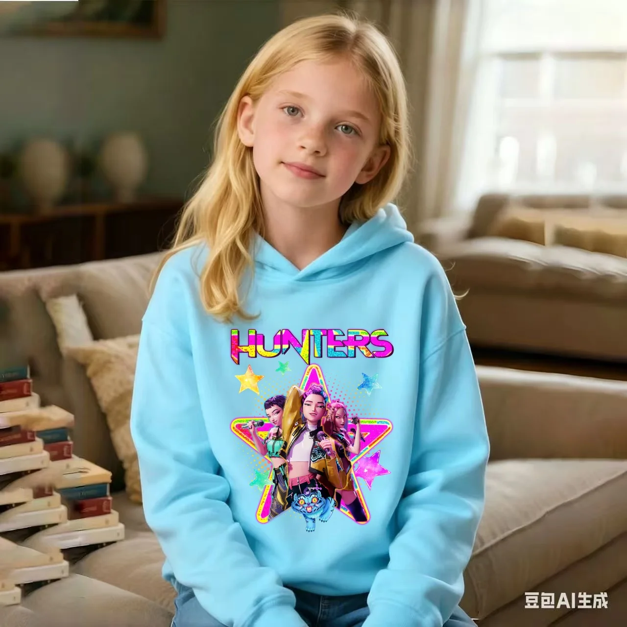 

Детские толстовки Kpop Demon Hunters, детский топ, осенняя одежда для девочек, свитшот K Pop Warriors Huntrix для девочек и мальчиков, осенняя одежда