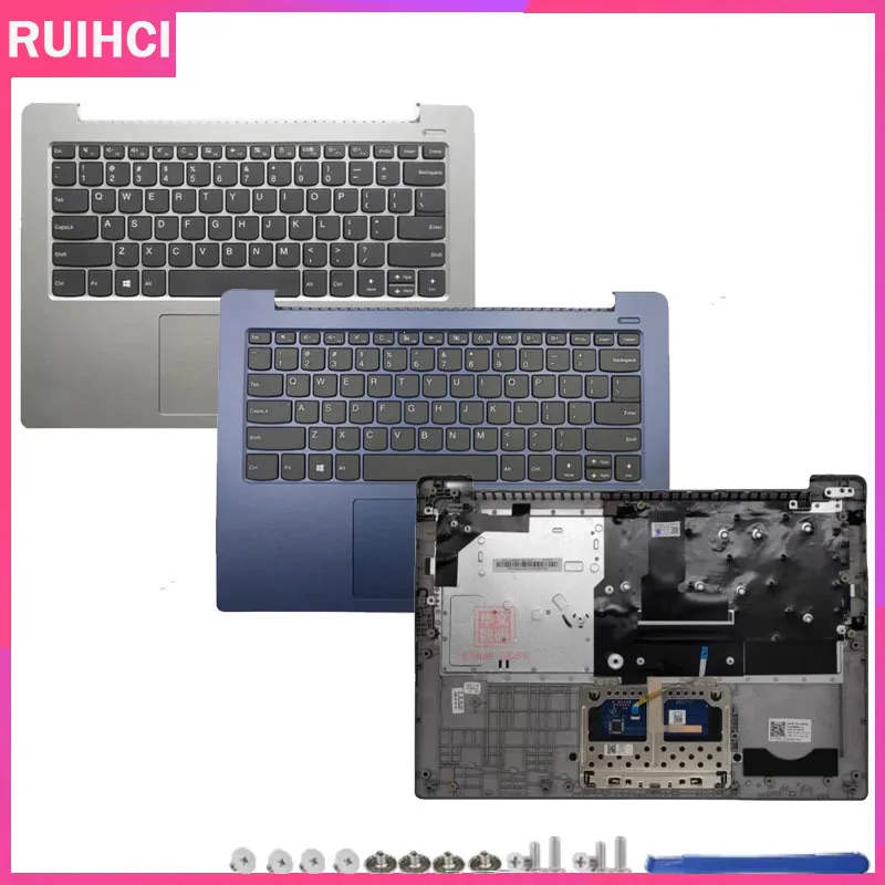 

For IdeaPad 330S-14 330S-14IKB 330S-14AST Rus US Latin Spanish Keyboard Topcase Palmrest