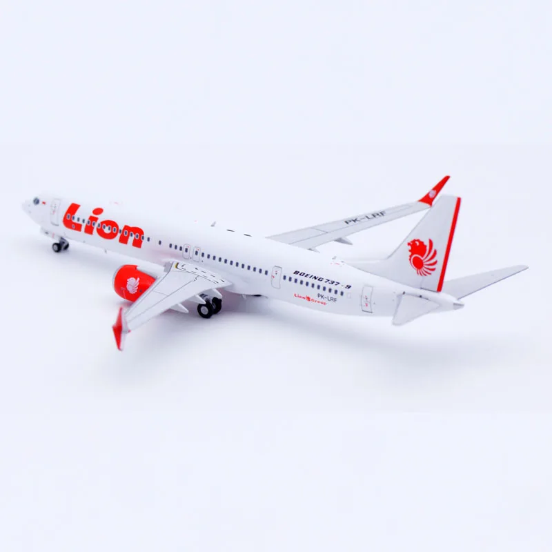 Avión de aleación 89010 coleccionable, modelo NG 1:400 Lion Air Boeing B737 MAX 9, modelo Jet, PK-LRF