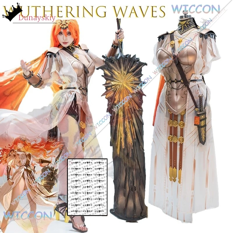 {yinuo}-wuhu-wuthering-waves-augusta-cosplay-outfit-jogo-personagem-traje-halloween-conjunto-completo-sexy-natal-role-play-cos-oufit