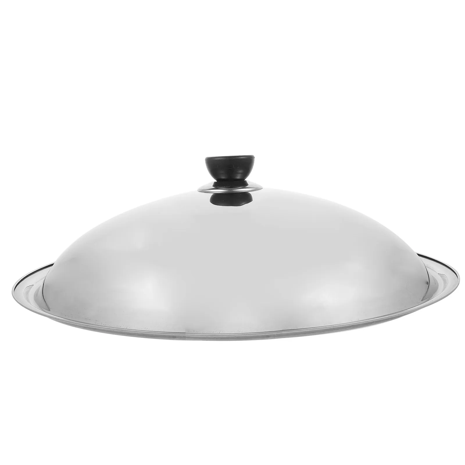 Stainless Steel Pot Lid 38cm Anti Scald Spill Proof Steam Retainer Oil Splash Guard for Pans and Cookware
