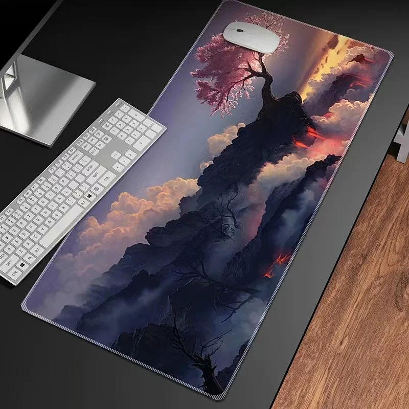 nime Sexy Beauty Mouse Pad Large Lock Edge Laptop Pad Large esports Mouse Pad Keyboard Table Pad