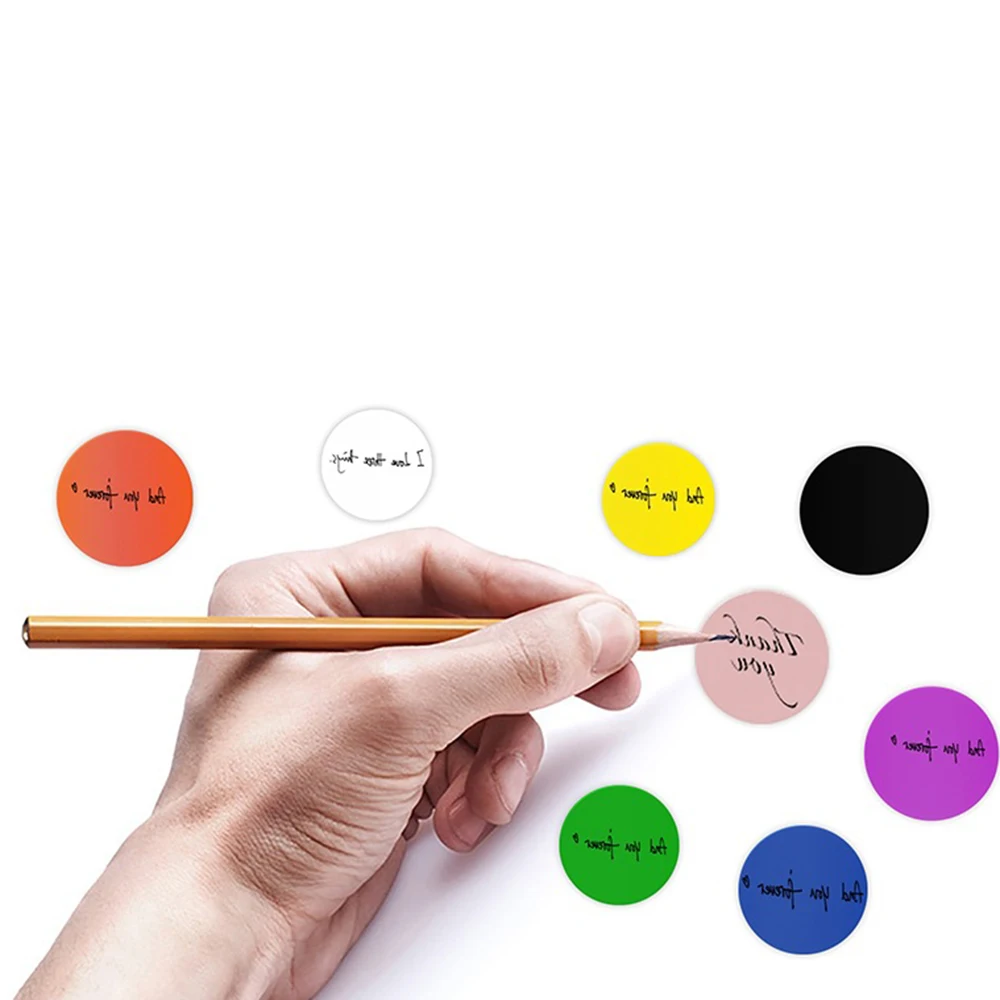 White code Round Stationery 1 Inch 500 Pcs /Roll Color Labels Stickers Chroma Label Stickers Mark stickers Dot Labels Stickers