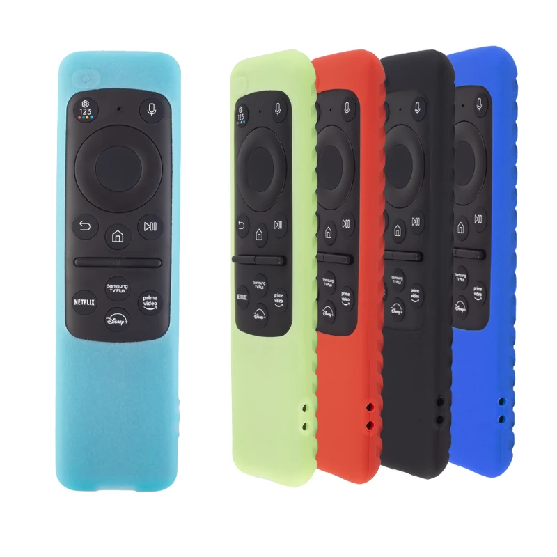 For Samsung BN59-01432A 01432B Remote Control Silicone Protective Case Shockproof Anti-Slip Smart TV Soft Sleeve with Lanyard