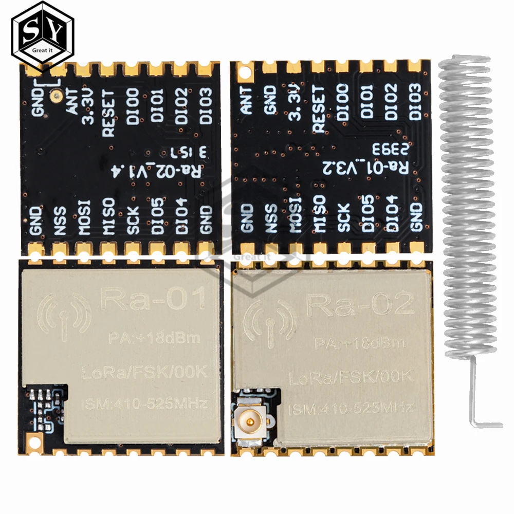 Ra-01 RA-02 LoRa SX1278 433Mhz Wireless Spread Spectrum Transmission Module Most Distant 10KM For arduino