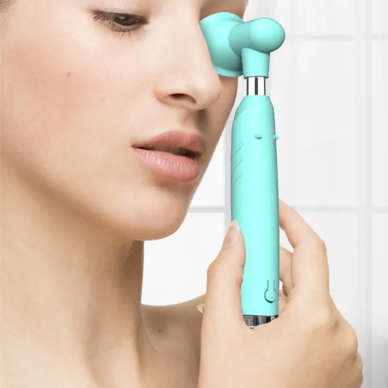 2 in 1 Electric Sonic Eyewash เครื่องนวด Eye Beauty Stick Eye Moisturiz ต่อต้านริ้วรอย Dark Circle Removal Eye Care USB แบบพกพา