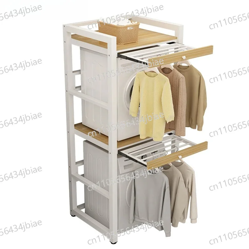 Balcony Custom Dryer Kitchen Dishwasher Above Storage Laundry Shelves Shelves Floor to Floor Roller