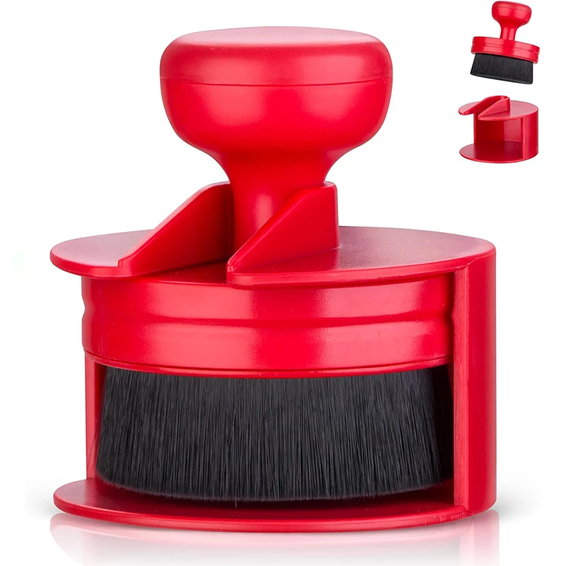 RedTire Shine Applicator Vegan Tire Shine with Stand for Auto Detailing Cleaning Service Dust Removal Brushes Car Cleaning Brush