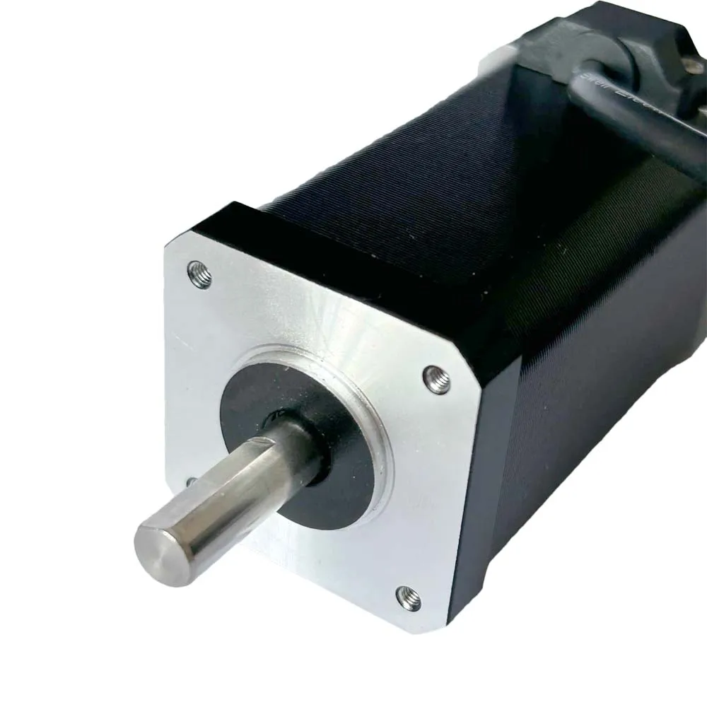 Motor paso a paso Nema17 80mm 2.8A 0.92N.M 8mm eje alto par 4 cables 1,8 °   Motor paso a paso Nema 17 de fresadora CNC híbrida 17HS