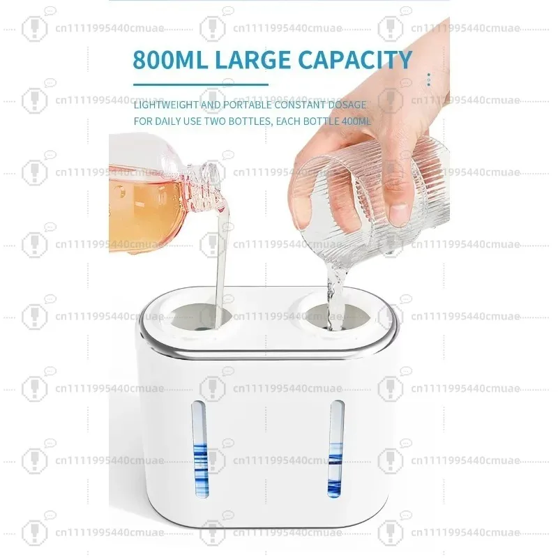 Automatic Sensor Soap Dispenser Foam Machine Double Head ABS Material 800ml Capacity Wall Mounted Hand Sanitizer Unit - view 5