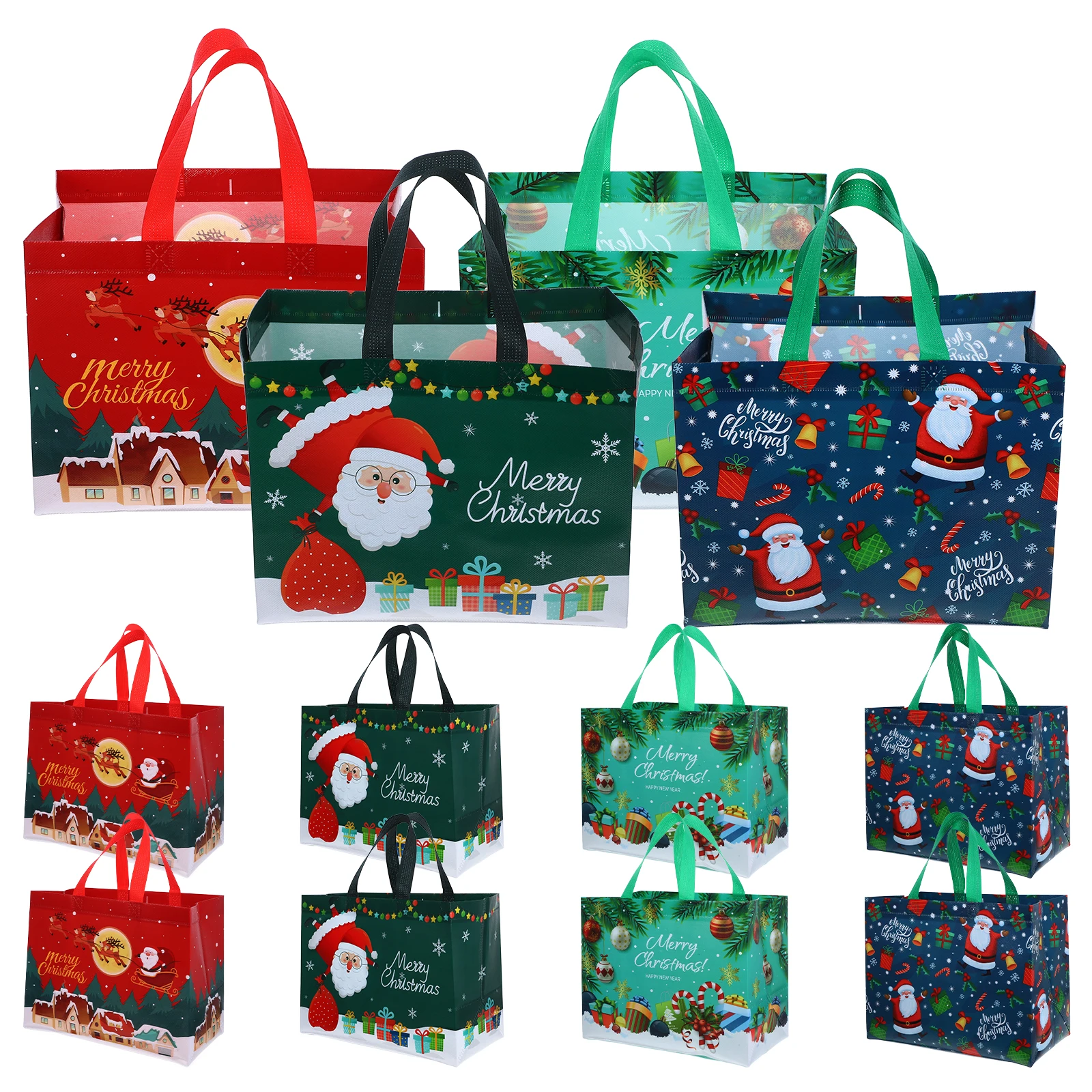 

Party Favor Bag Gift Christmas Present Holder Hot Pressing Themed Bags Shopping
