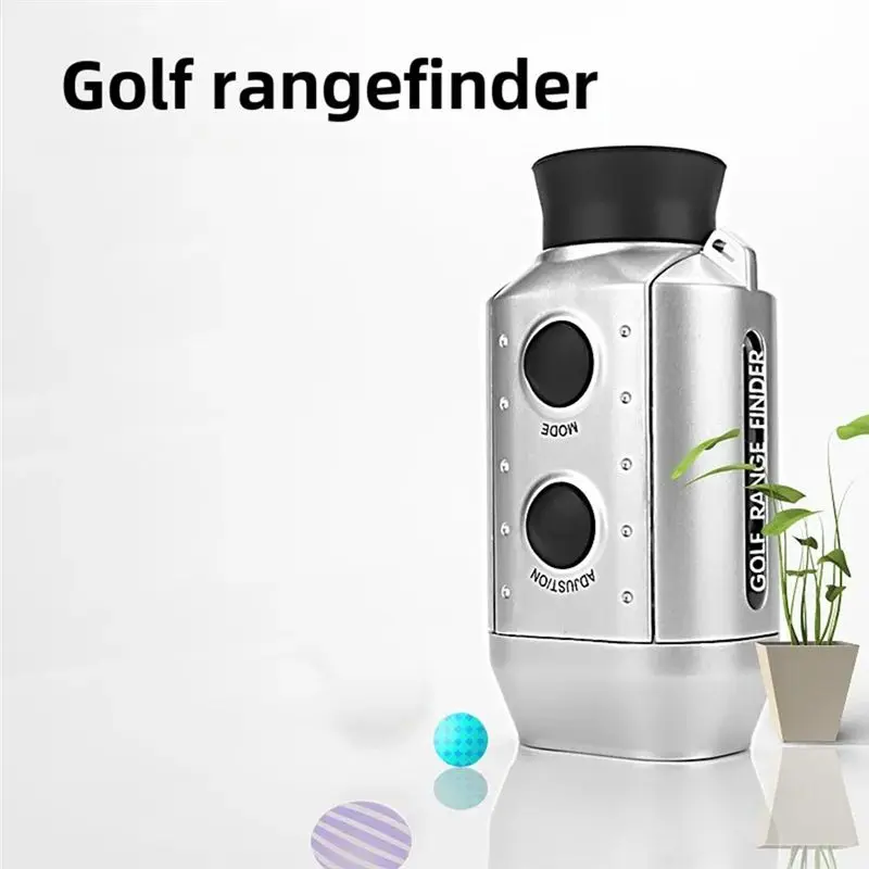 7X18 Golf Rangefinder Electronic Single Tube Distance Measurement Device Non-Infrared Golf Range Telescope-A00E