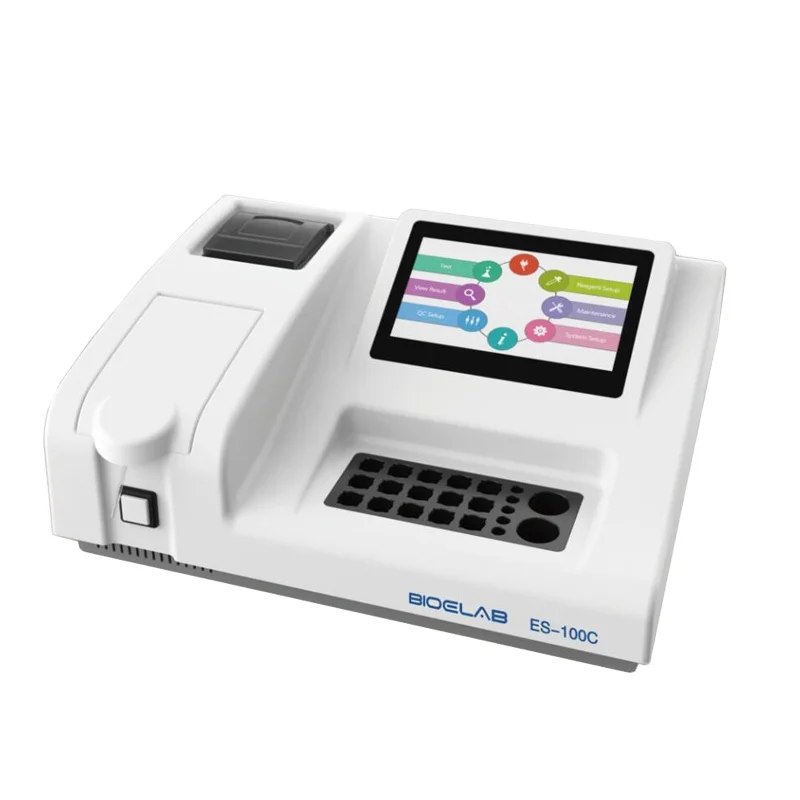 Sterile Clinical Lab Analyzer Chemistry semi-automatic Biochemistry test machine 10-30C temperature use analysis meter