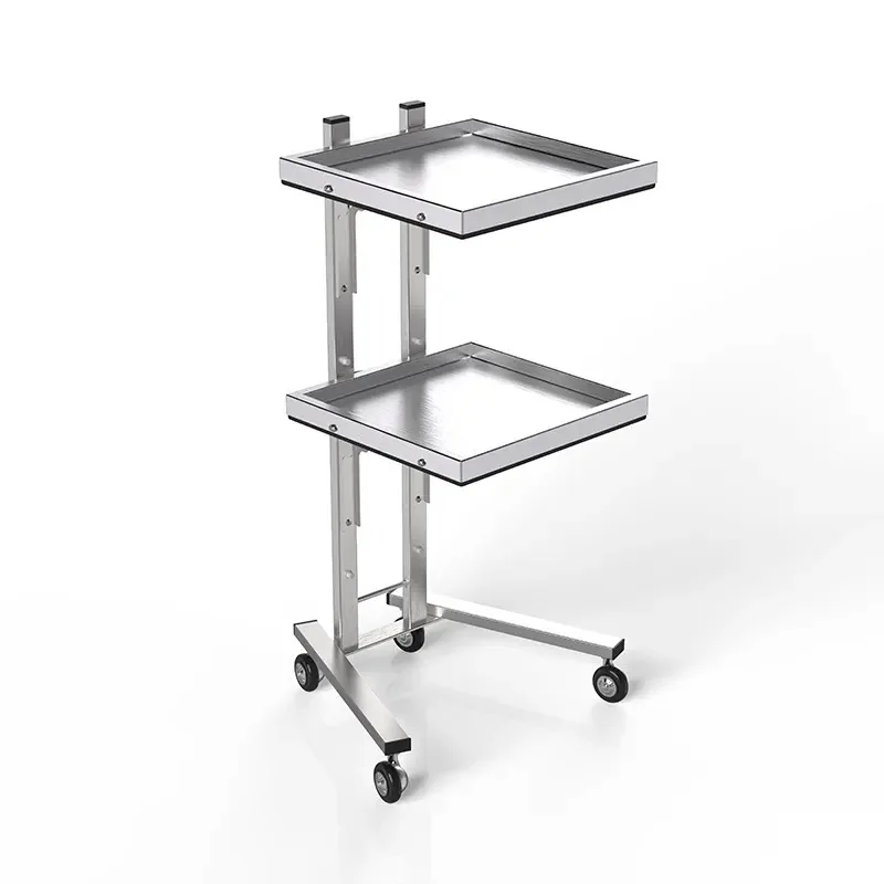 Special Hot Dyeing Car Stainless Steel Beauty Salon Cart Haircut Folding Tool Cart Hair Salon Barbershop Dessert Shop Hotel Use