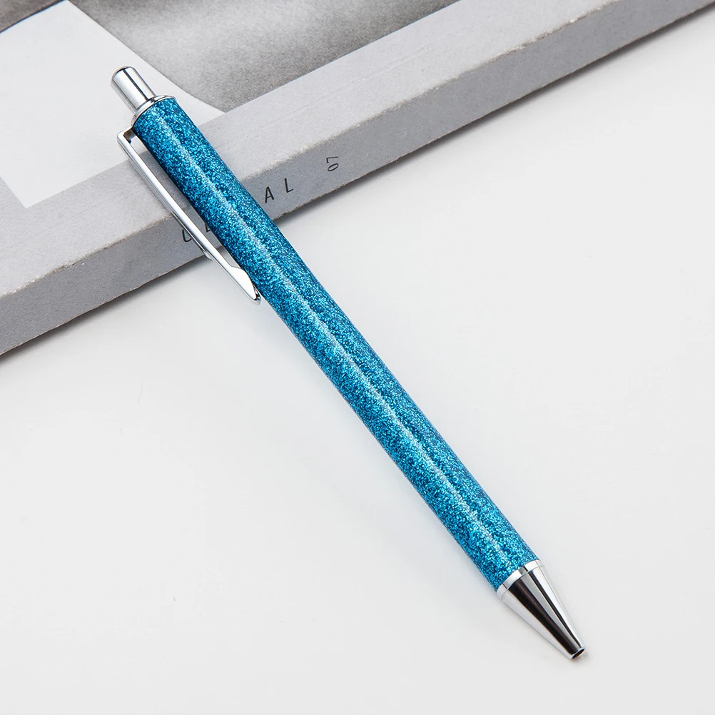 

8pcs Lightweight Pocket Notebook Click Ballpoint Gift Creative Creative Ball Metal Ball Pen Metal Pen