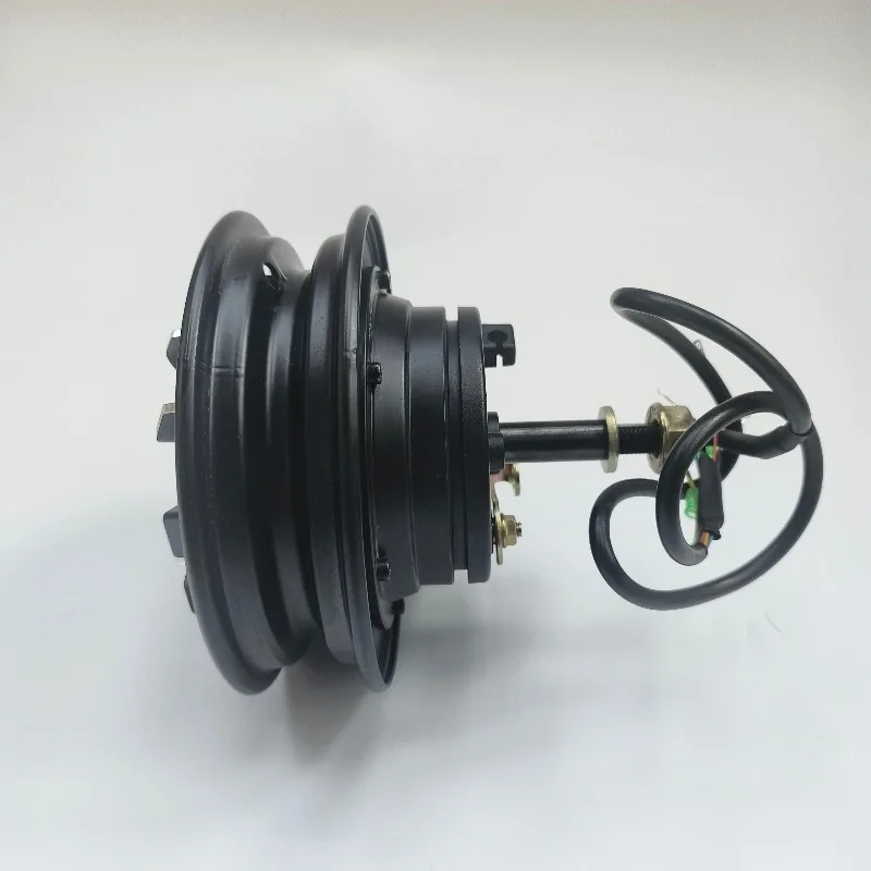 10 inch unilateral shaft brushless wheel hub motor small elderly tricycle scooter rear wheel drum brake motor