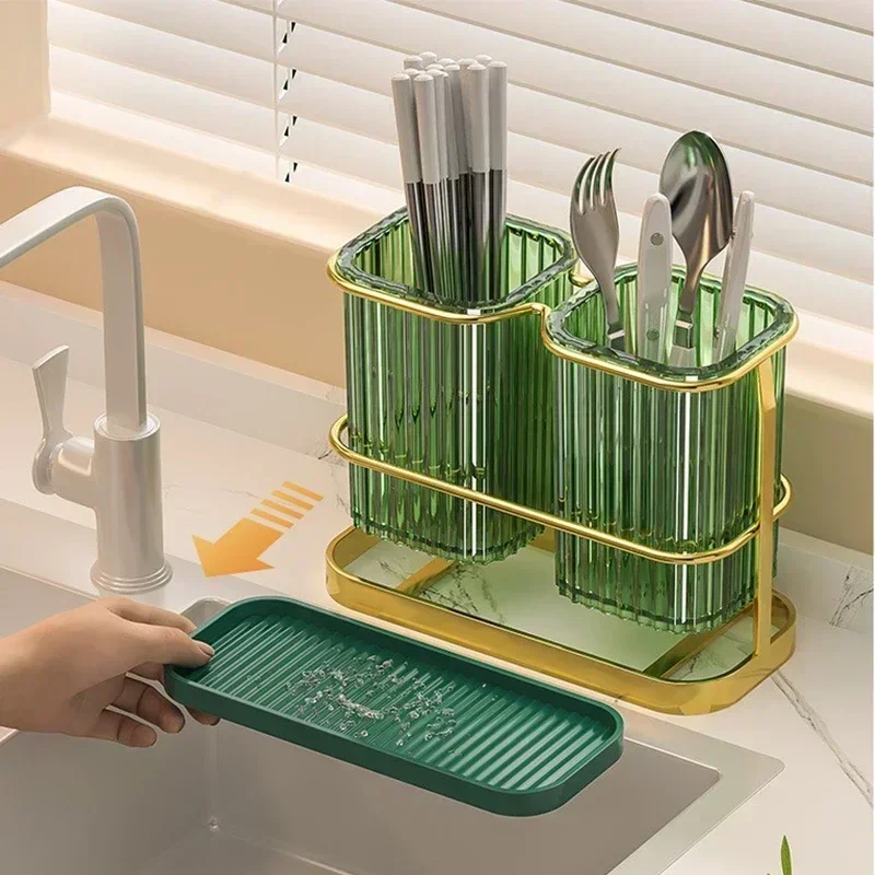 

Sink Stainless Drain Holder Block Storage Cutlery Steel Kitchen Utensil Rack Fork 2023 Plus Caddy,spoon Chopsticks Knife