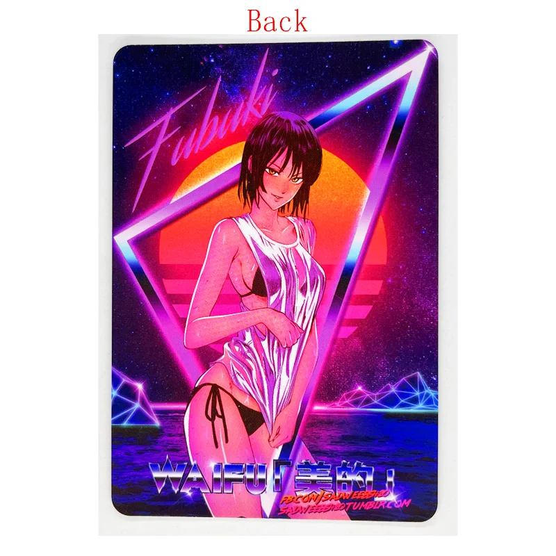 Fubuki ONE PUNCH MAN ACG Sexy Nude Toys, pasatiempos, coleccionables, colección de juegos, tarjetas de Anime, 9 piezas por juego