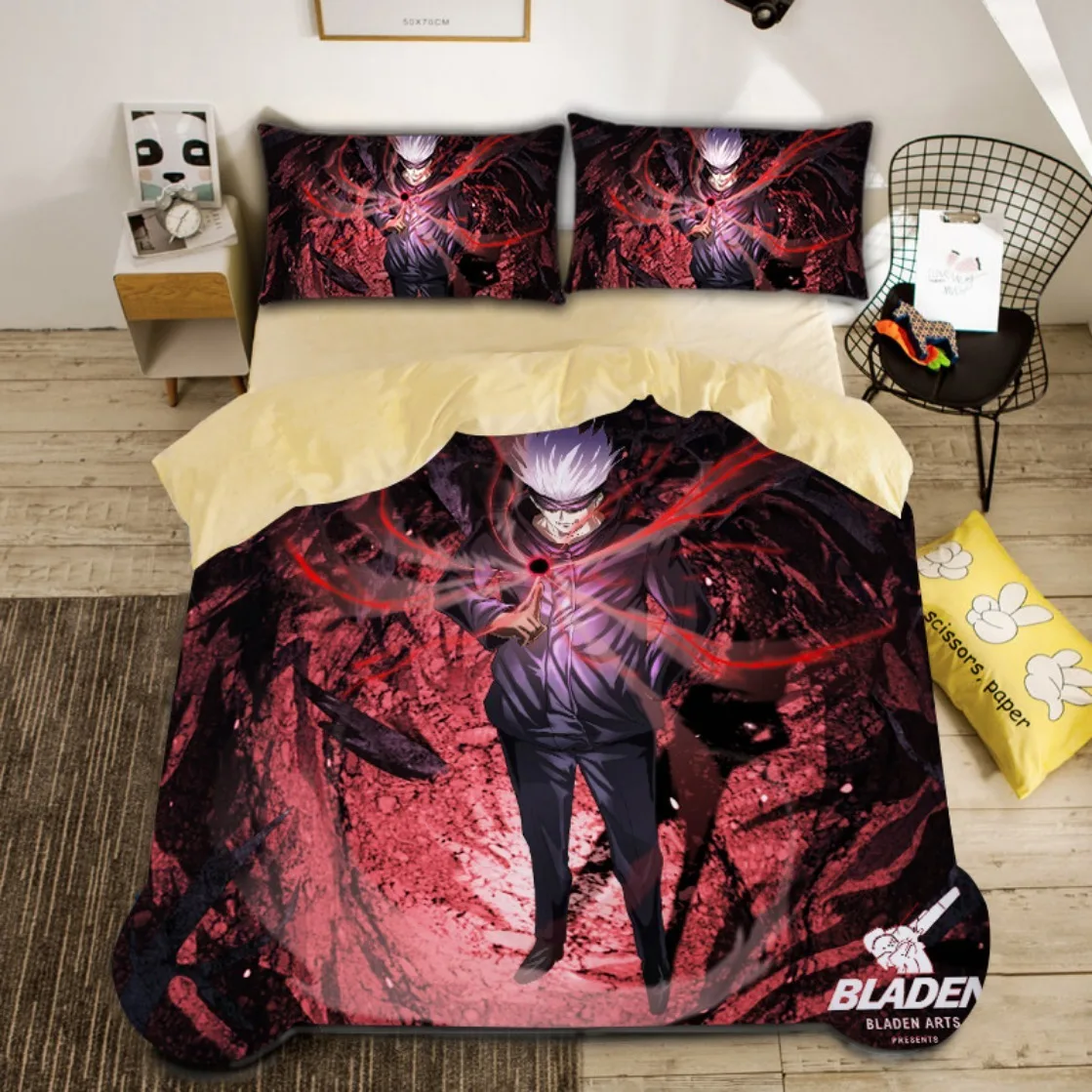 Japan Famous Anime Duvet Cover Sets Jujutsu Kaisen Bedding Set Boys 3D Printed Quilt Cover Sukuna Bedroom Decoration