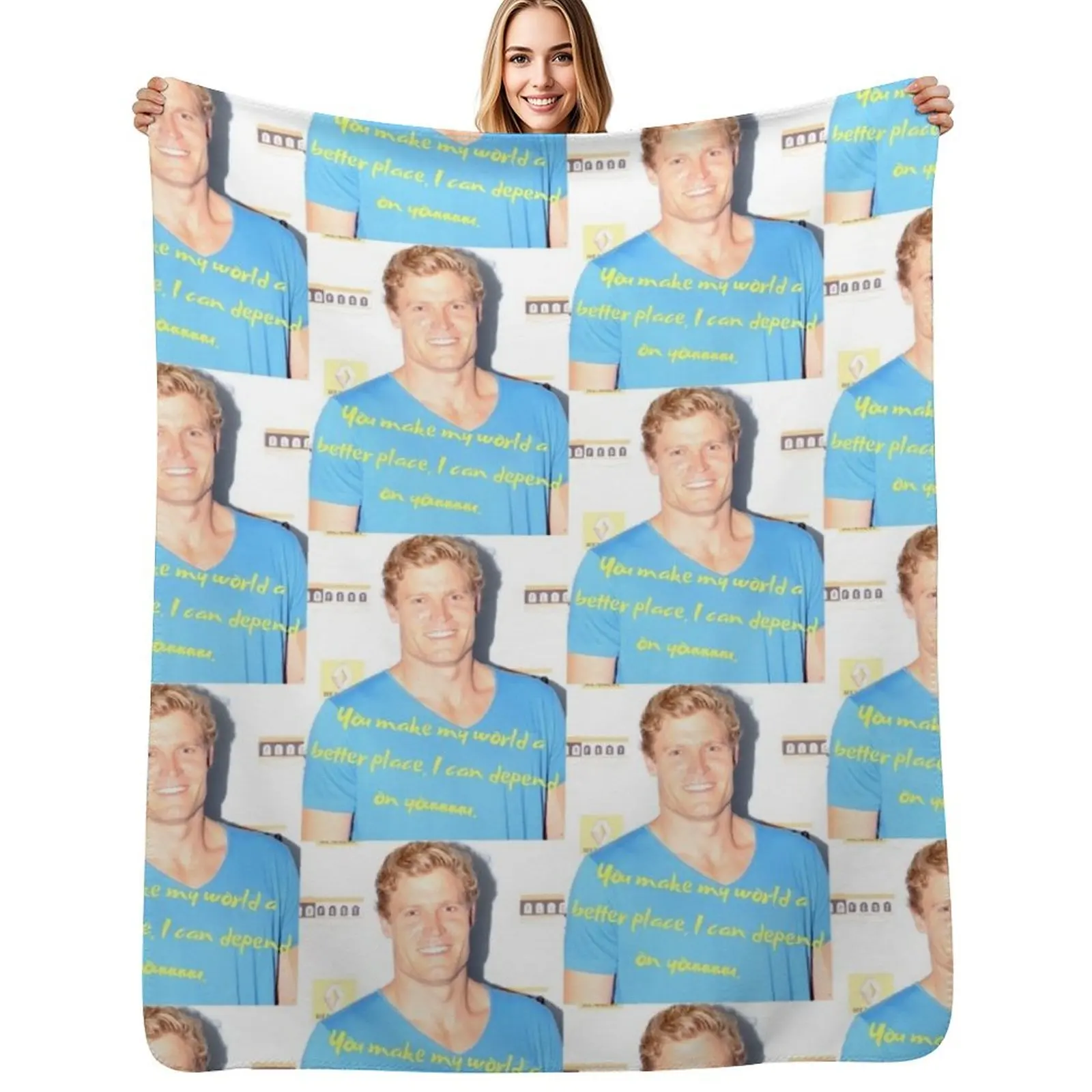 

Dr Chris Brown Bondi Vet Throw Blanket Furrys Large Thin Polar Blanket