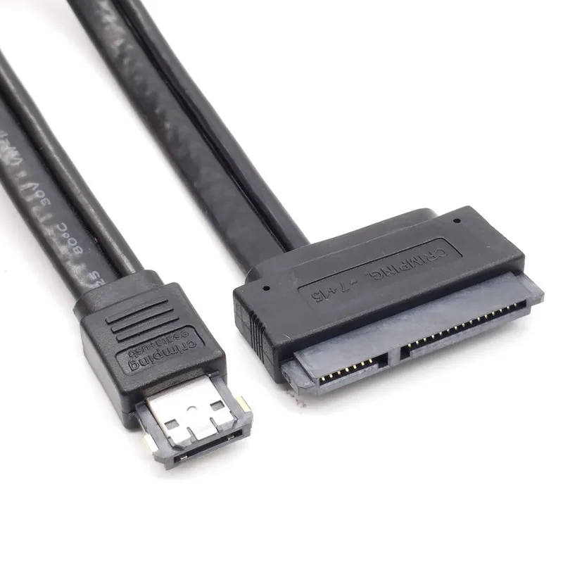 Esata-Cable de disco duro Usb de doble potencia, Combo de 12v y 5v a 22 Pines, Sata, accesorios superventas de alta calidad, nuevo