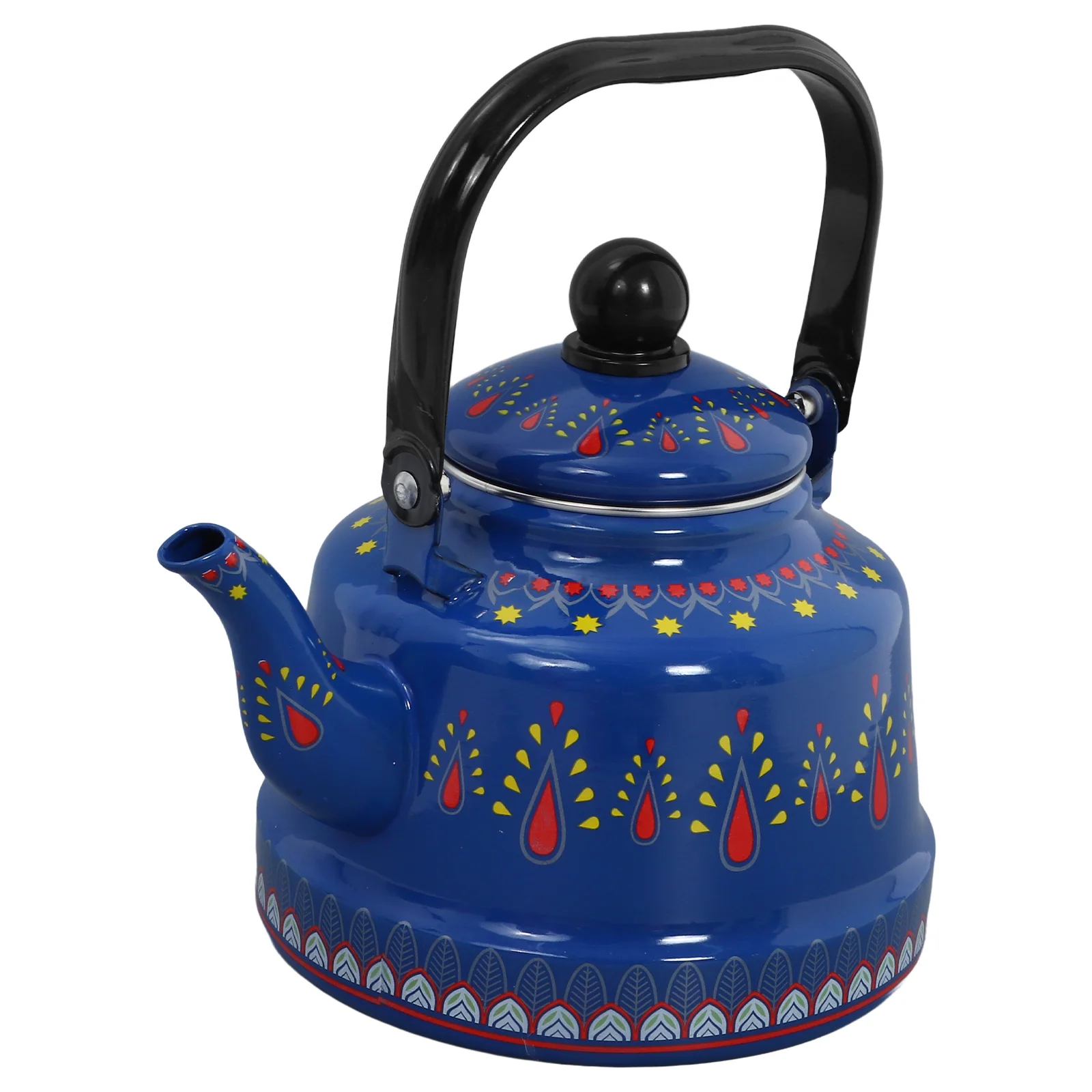 

Enamel Kettle Tea Portable 1900X1800X1800CM Small for Stove Top Teapot Stovetop Blue