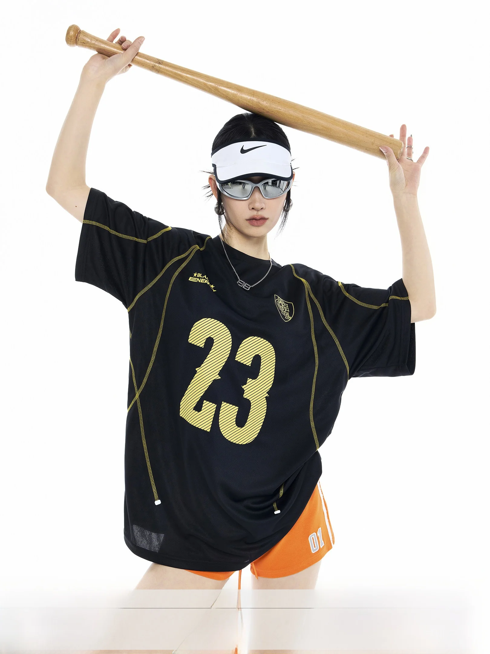 

Женская летняя футболка Ich Mode Hassel Line с принтом, свободного кроя, повседневная, спортивная, с круглым вырезом, новинка