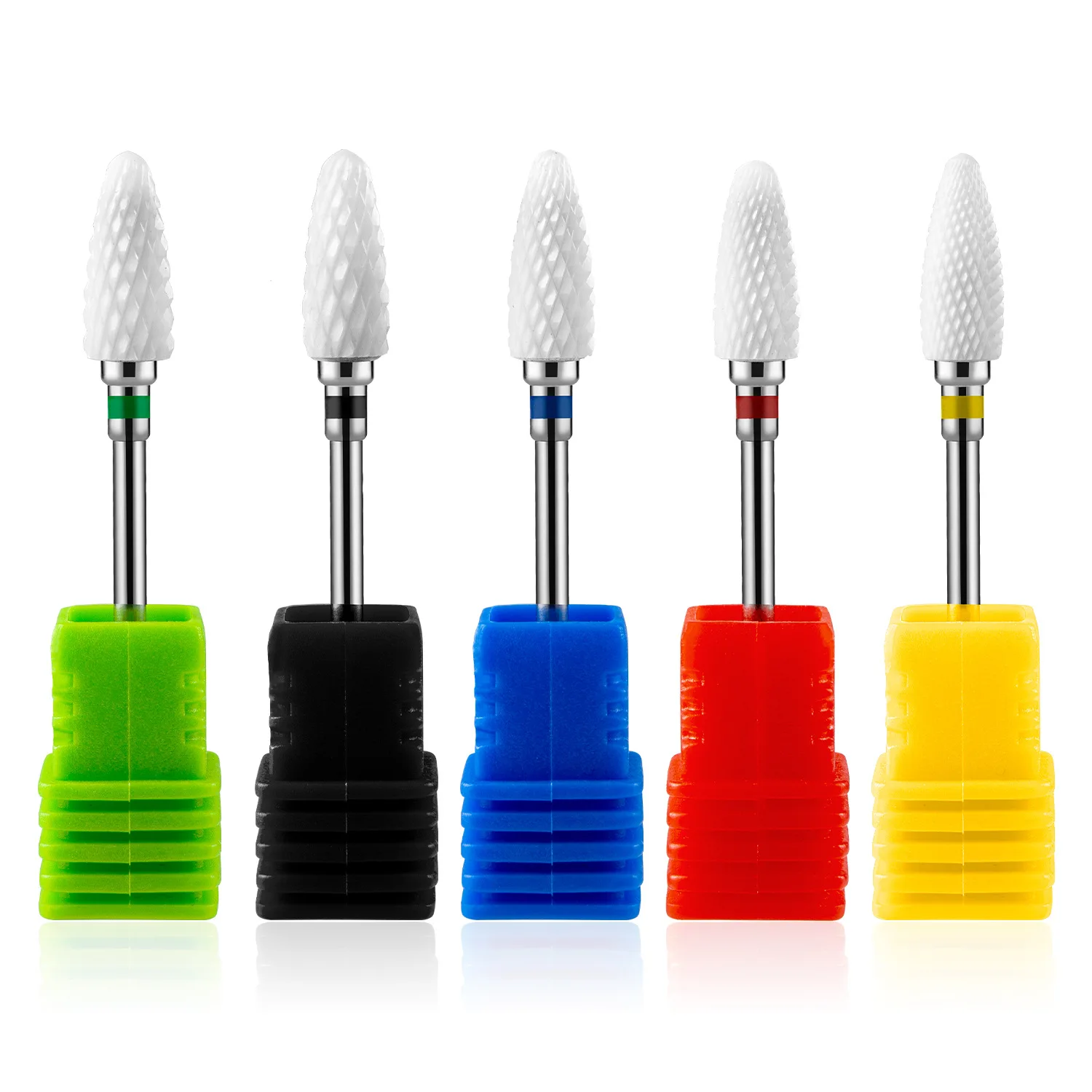 Ceramic Nail Drill Bit Electric E File Nail Milling Cutter Buffer For Acrylic Gel Nail Removal Cuticle Clean Manicure Nail Art