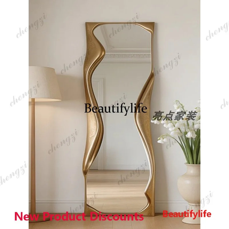 M45 American full-length mirror floor-to-ceiling creative special-shaped mirror wall-mounted fitting mirror clothing store
