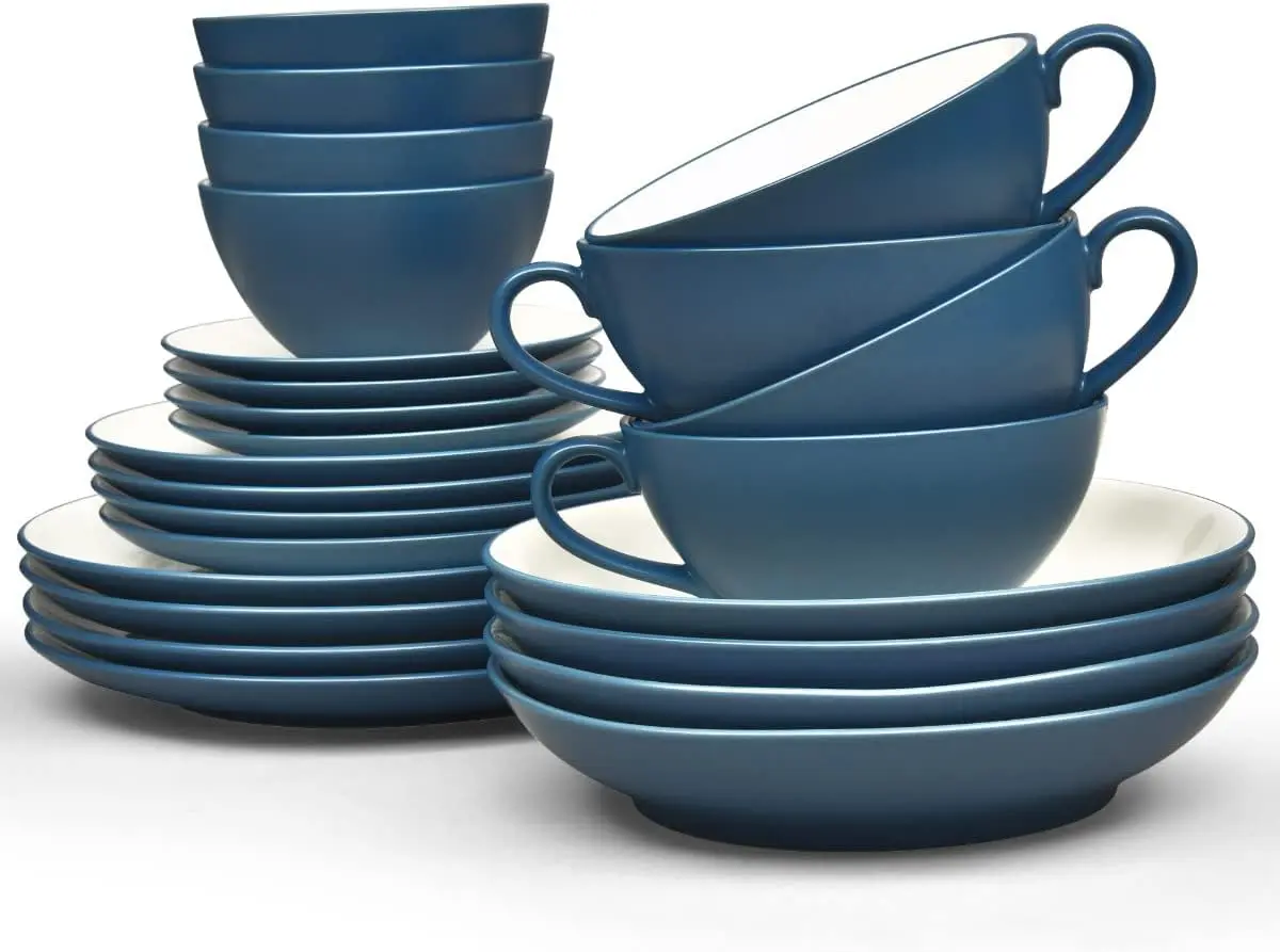 

Colorwave Blue 24-Piece Dinnerware Set, Service for 4