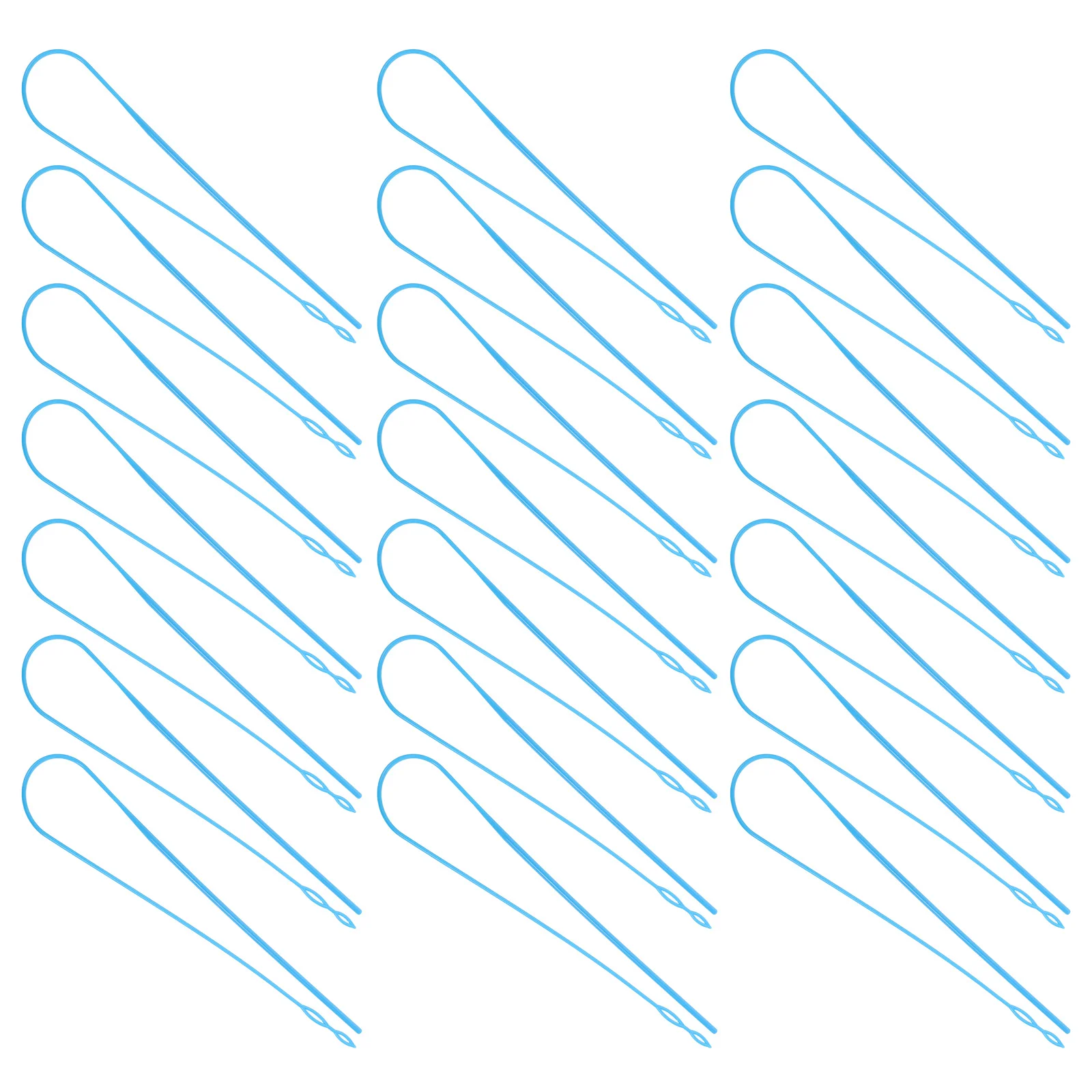 

25Pcs Long Drawstring Threader 28Cm Plastic Flexible Cord Tool for Bag Jacket Lingerie Elastic Ribbon Household Sewing Supplies