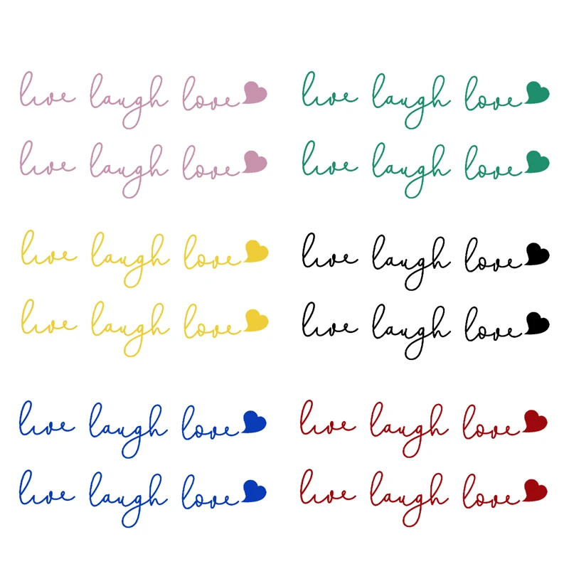 2Pcs Creative English Inspirational Car Rearview Mirror Decal Cute Car Vinyl Funny Art Sticker Decor Car Interior Accessories