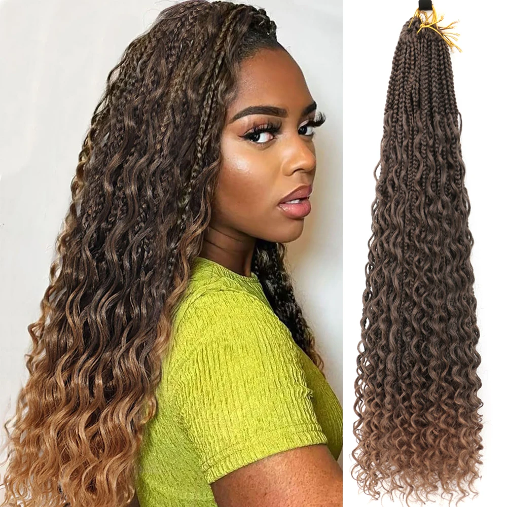 

Bellqueen Boho Box Braid Вязание крючком Волосы Удлиненные синтетические крючком Box Плетение волос для наращивания волос для женщин