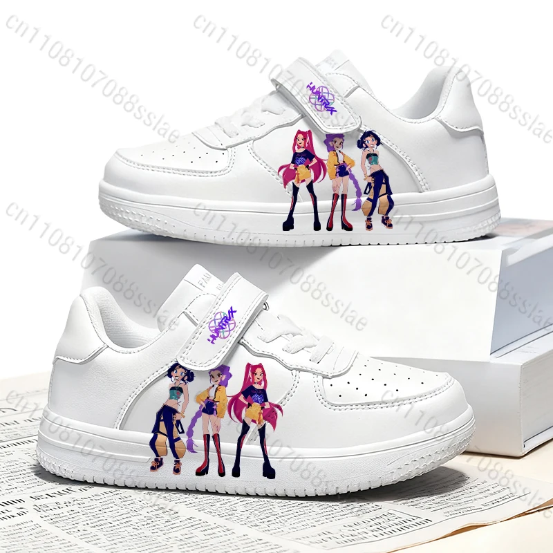 

New model KPop Demon Hunters girls boys children teenager Cartoon Printing soft sole breathable casual Sports shoes